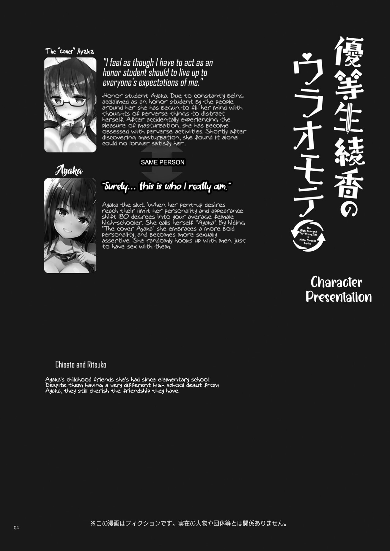 Hentai Manga Comic-The Hidden Self of the Honor Student is a Super Slut Cosplayer - The “Cover” Honor Student Ayaka-Read-4